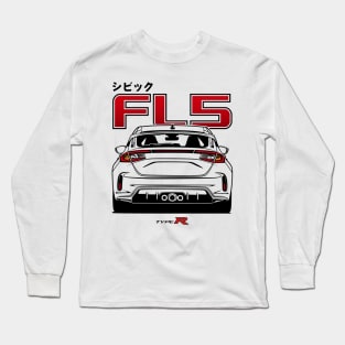 Civic Type R FL5 Black Print Long Sleeve T-Shirt